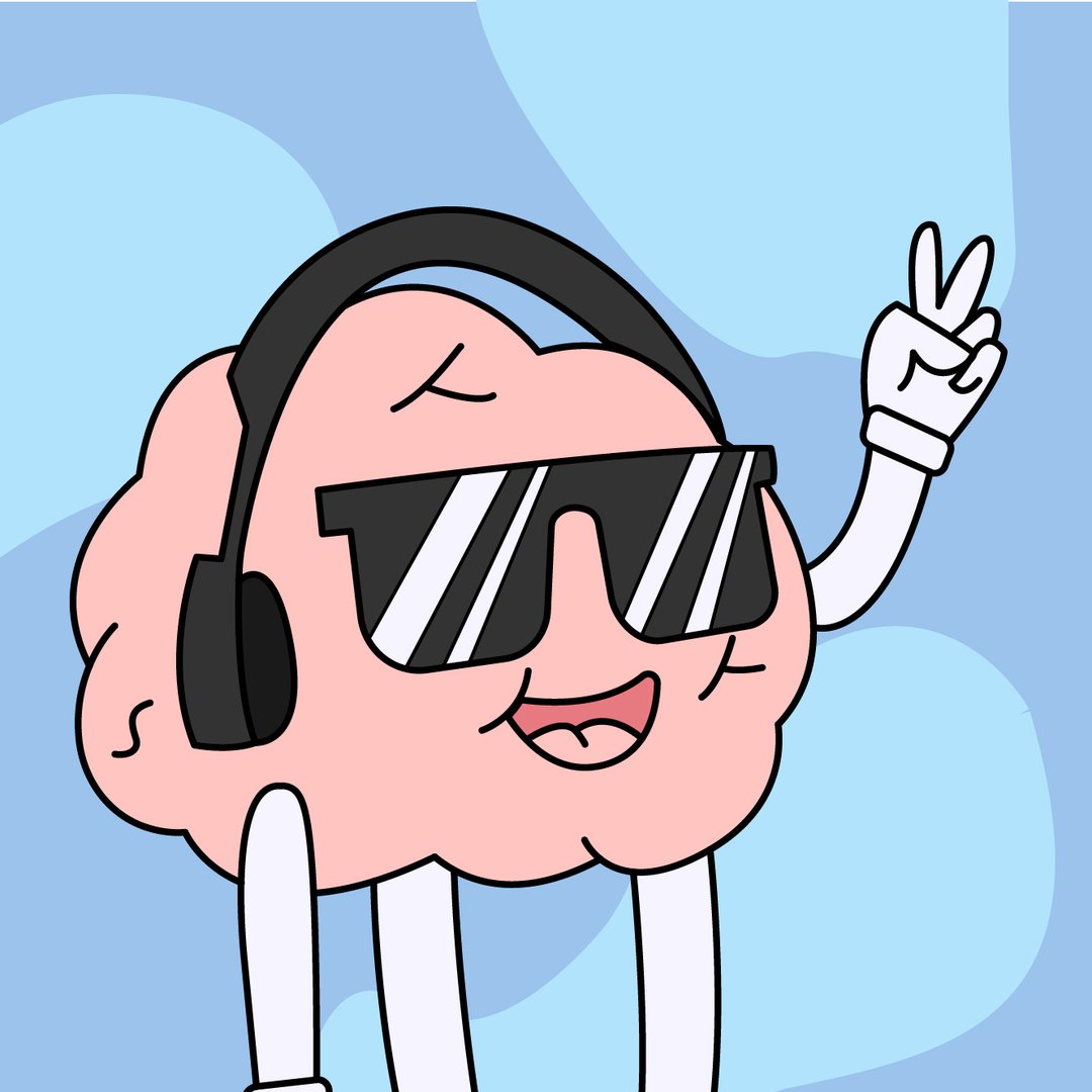 The ICM Brain mascot